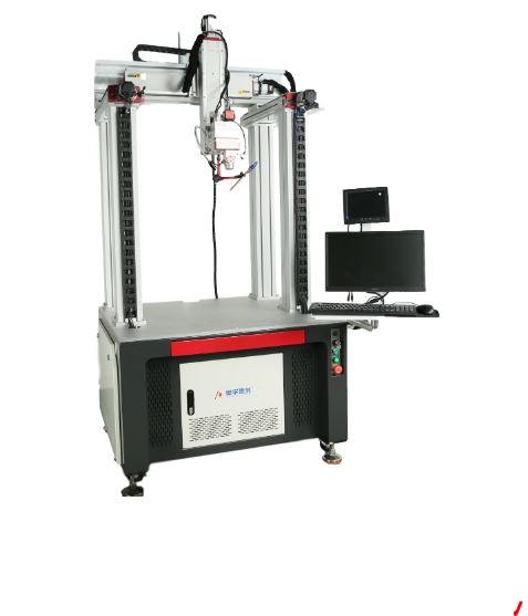 Longmen double drive CNC continuous automatic laser welding machine